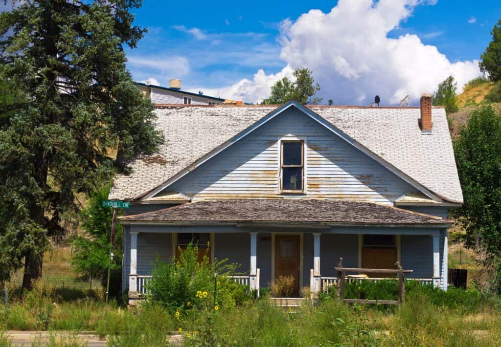 blue house